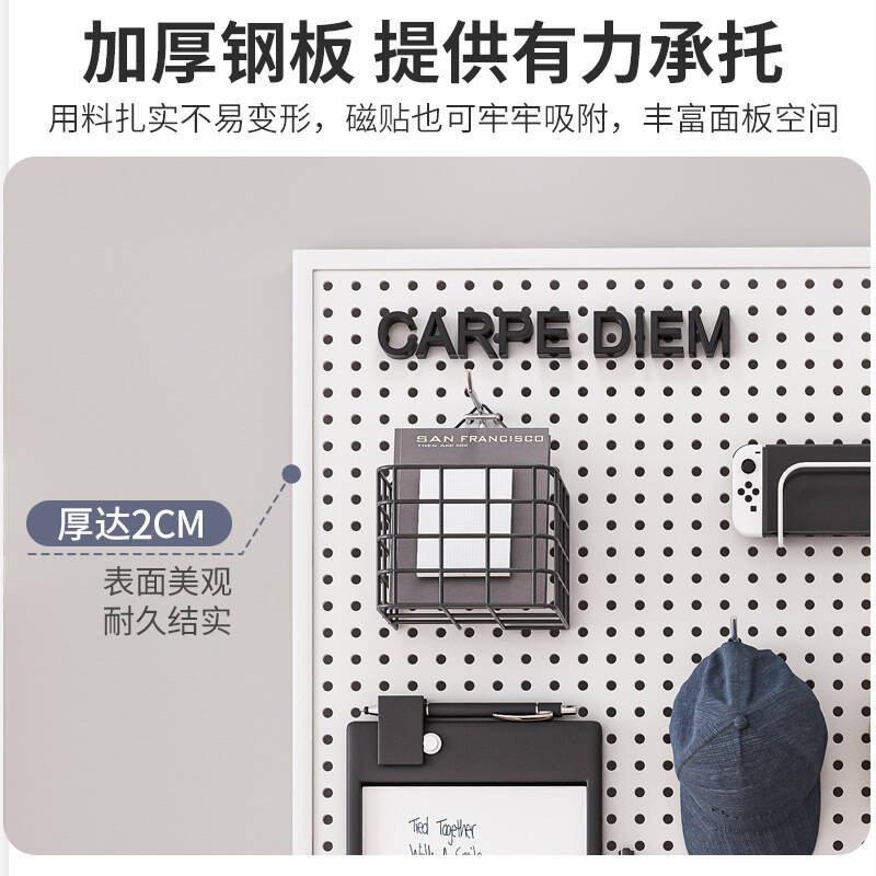 Round hole hole plate wall shelf stainless steel display storage accessories hardware tool hanging board wall