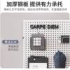 Round hole hole plate wall shelf stainless steel display storage accessories hardware tool hanging board wall