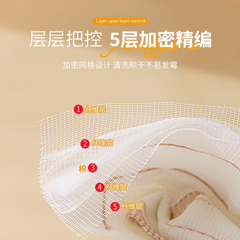 希艺欧棉纱清洁巾厨房洗碗洗锅抹布不沾油易清洗洗碗巾10条装 - 图1