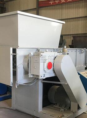 实体工厂液压强制喂料铝箔压块汽车内饰压滤板轴滚轴式撕碎机