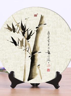 高档承沁坐陶瓷摆盘中式装饰盘家居饰品礼品艺术摆意件创盘客挂厅