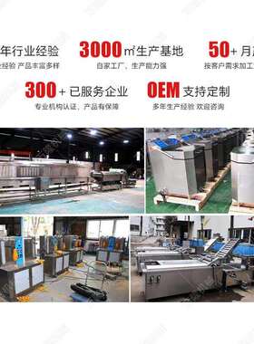 食品级304不锈钢涡流清洗机肉类蔬菜海鲜通用易清洗果蔬加工设备