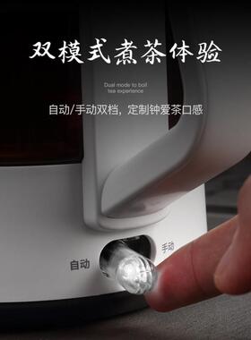 生活元素迷你养生壶小型办公室家用烧水保温不锈钢喷淋智能煮茶壶