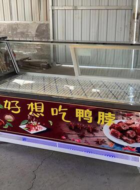 直角商用单双温冷藏柜熟食柜鸭脖保鲜柜点菜凉菜烧烤展示柜鸭脖柜