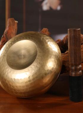 尼泊尔音钵十字杵手工颂钵佛音碗瑜伽钵梵音钵静心钵铜磬钵盂摆件