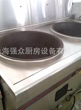 大锅灶商用猛火灶双头灶饭店食堂用煤气液化气大型不锈钢灶台灶具