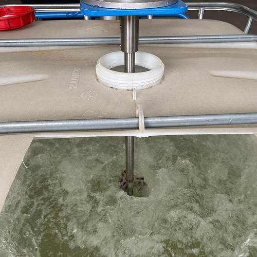 厂家供应台车式电动IBC搅拌机升降小型气动混合机化工原料分散机 - 图2