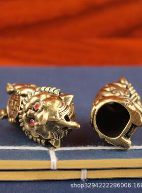 开运暴富可爱龙招财进宝摆件手绳伞绳配件个性创意潮玩装国风饰品