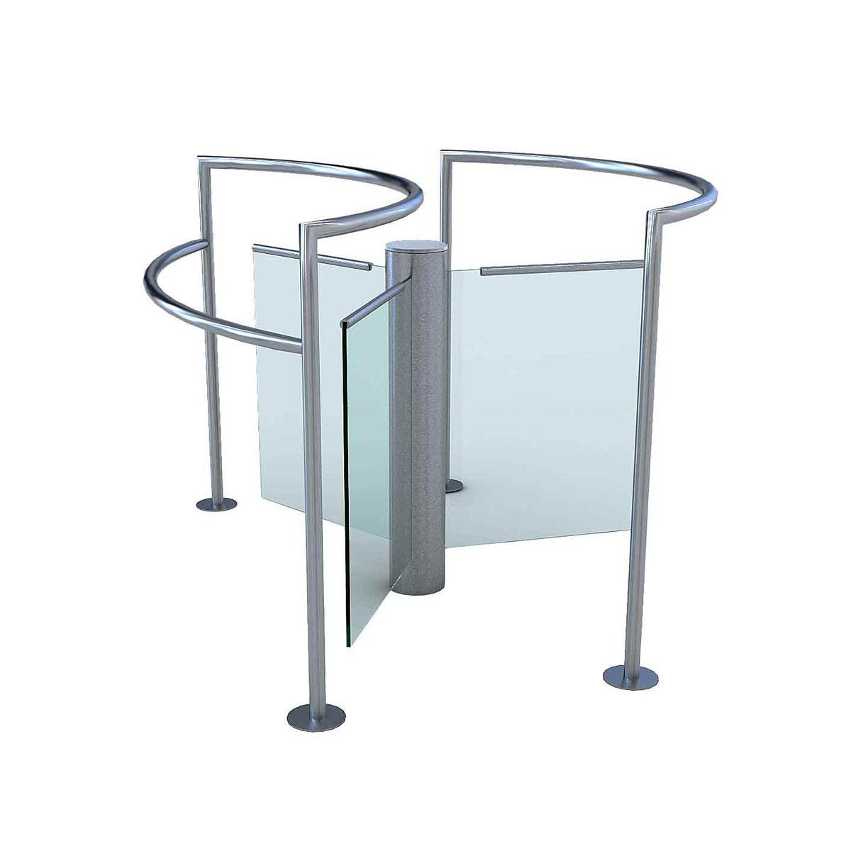 Semi-turnstile pedestrian passageway anti-trailing stainless steel real-name attendance access control system semi-turnstile