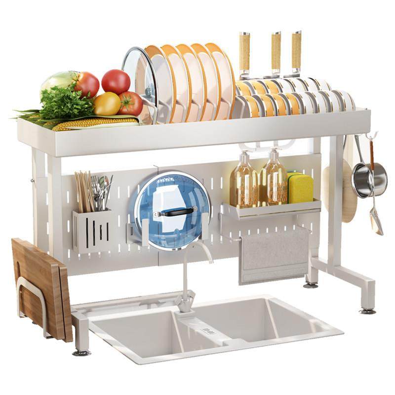 厨房可伸缩洞洞板水槽置物架用品水池碗盘放碗架沥水碗碟碗筷收纳,淘宝优惠券,粉丝福利购,淘宝优惠卷