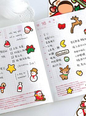Cartoon Christmas DIY stickers Santa Claus snowman stickers