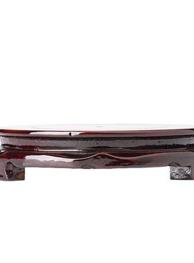 工艺品压缩木质圆形底座装饰摆件