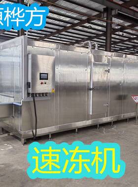 源桦方大容量速冻机小型速冻机海鲜冷冻加工设备果蔬冷冻