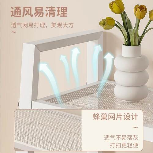置物架落地客厅梯形储物架家用便捷收纳架简易简约阳台北欧整理架 - 图1