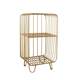 Nordic iron mesh storage rack living room entrance sofa balcony multi-layer storage rack floor bedside storage cabinet