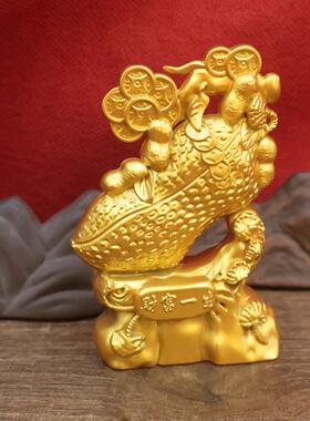 实心花生摆件一生如意招财纳福花生家居办公室桌面装饰创意礼品