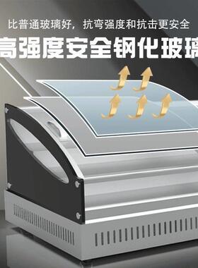 台式阶梯冷藏展示柜夜市三轮车摆摊移动冰柜商用熟食炸串点菜柜