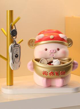 创意高MM7077级感家居办钥匙玄收纳树摆脂件家用客厅公关桌面装饰