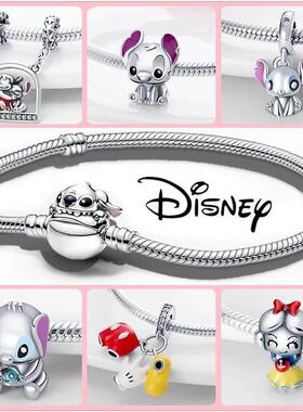 Lilo Stitch Series Charms Silver 925 Original Fit Bracelet S
