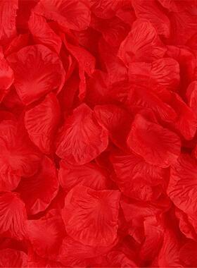 100/500/1000pcs Colorful Romantic Silk Rose Petals Artificia