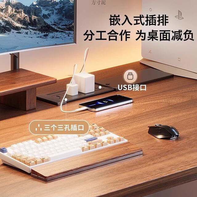 New type of practical wooden electric lifting table legs with double 602 smart motor desk computer learning desk assembly and lowering