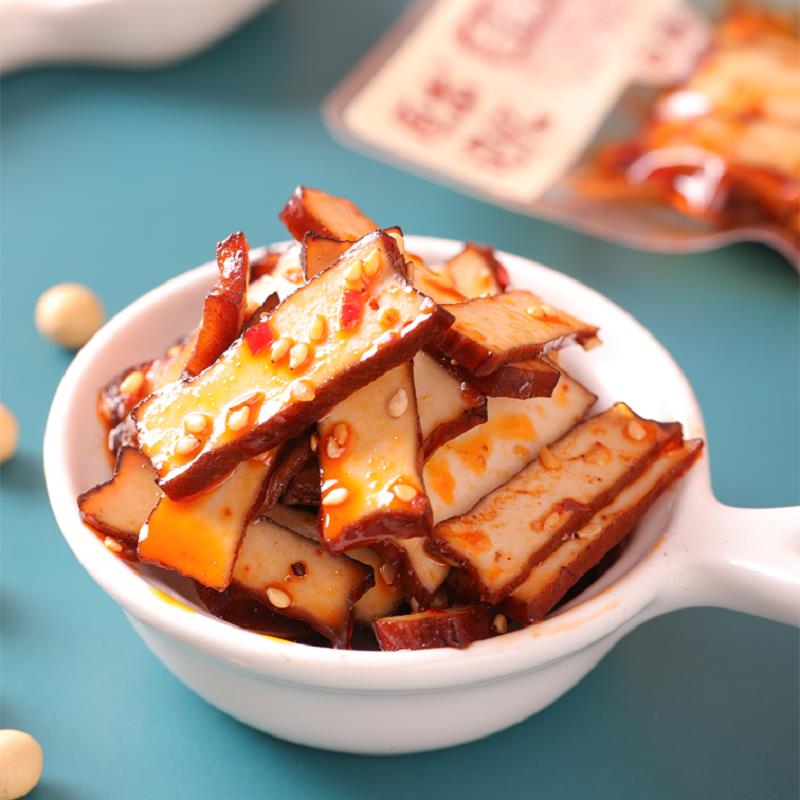 原本记忆香辣豆干小零食老卤盐干小包装湖南特产平江酱干真空包装