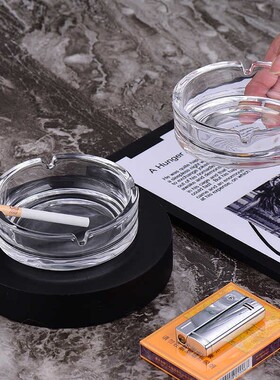 Creative Crystal Ashtray for Home and Office Use: Elegant an