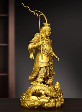 黄铜斗战 胜佛猴子摆件纯铜齐天大圣孙悟空孙行者家居客厅玄关装