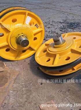 起重机行车卷扬机滑车抓斗用定滑轮组20吨双梁吊钩滑轮组铸钢轧制