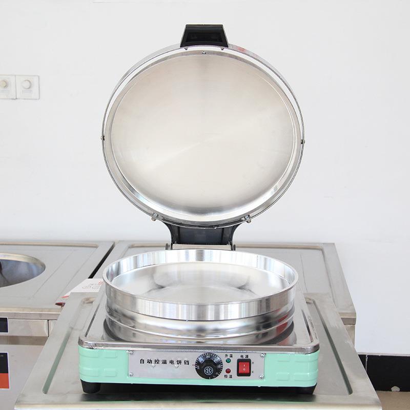 Desktop commercial electric pancake pan with double-sided heating, digital dual-control pancake pan, sauce-flavored pancake machine, dual-temperature pan-fried pancake machine