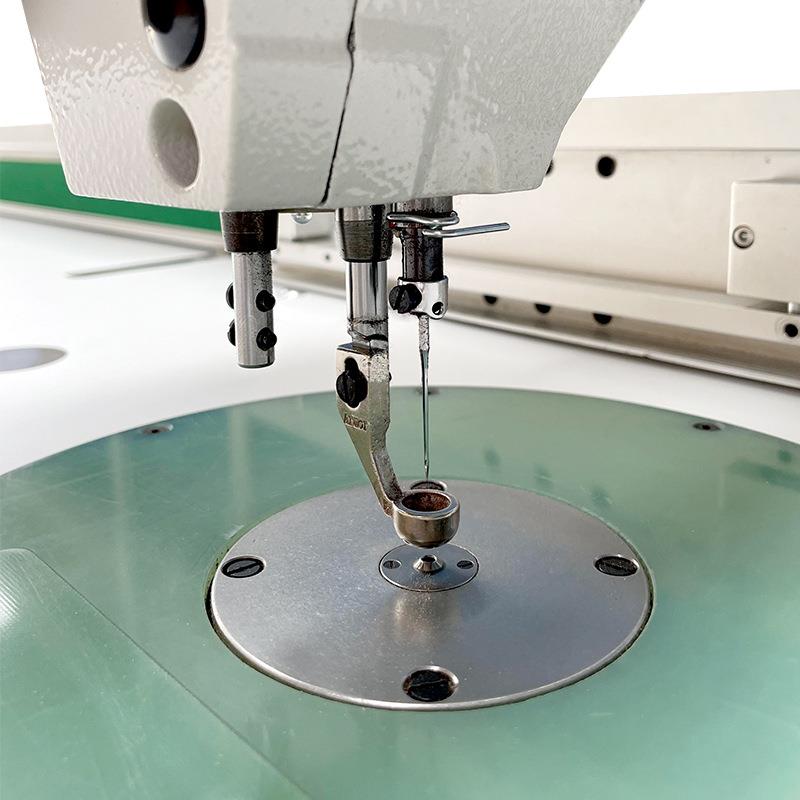 牌全自动大范围模板机服装拉链缝制羽绒服门襟智能模板机 - 图2