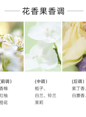 圣美伦流金岁月女士香水花果香调白兰花淡雅持久留香礼盒专柜