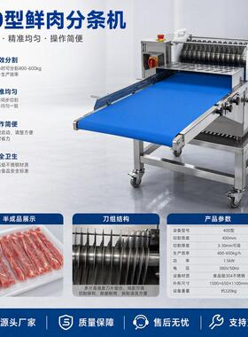 00型商用鲜肉切条机牛羊肉6开条条机新鲜MAGA-102五肉花分切块机