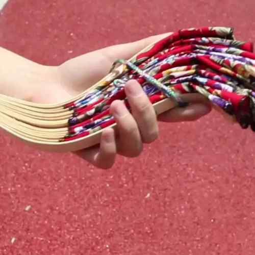 新款扇帽竹子折叠扇子帽户外遮阳帽扇子帽子两用折叠扇帽旅游帽子 - 图0