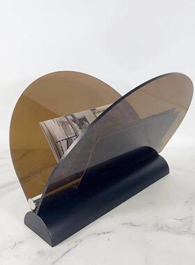 现楼代简1995约亚克力书架意创杂志架摆件板房售处样书房软装饰品