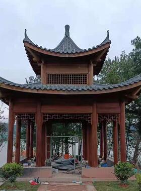 户外仿古长廊木质古建走连廊葡萄架回廊架凉亭景观文化牌楼