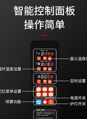 艺商用烤CK02C箱功能大容面量电烤箱多包蛋挞烘焙专用热风鸿循环