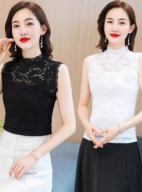 打底衫领子领子蕾丝背心花边假领