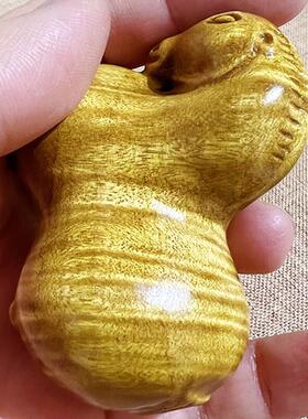 金丝楠木唐马手把件木雕马摆件饰品红木文玩木质工艺礼品摆饰生肖
