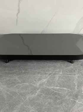 现代简约轻奢金属镜面托盘摆件样板间售楼处客厅软装饰品桌面摆设