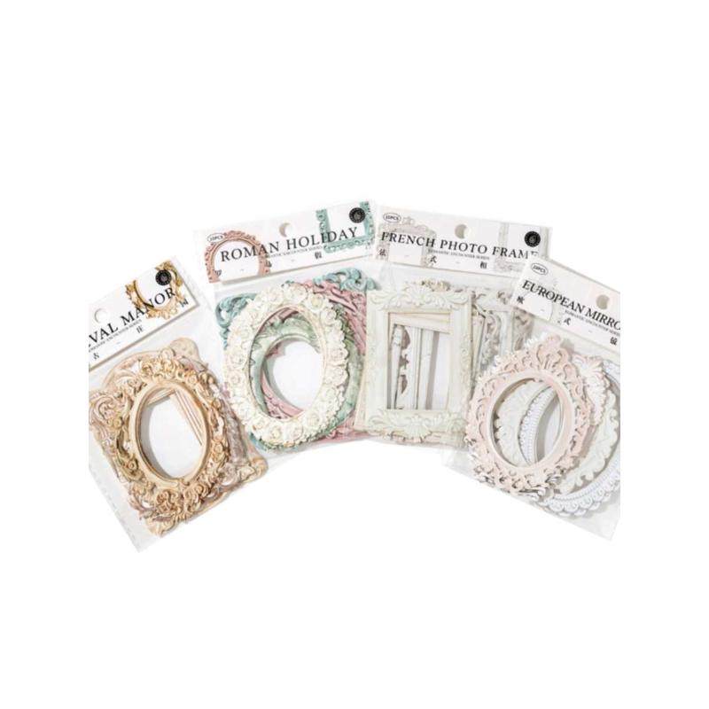浪漫邂逅镂空浮雕复古框拼贴卡欧式异形相框手帐DIY装饰拼贴素材,淘宝优惠券,粉丝福利购,淘宝优惠卷
