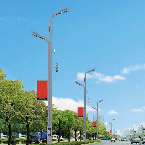 城市智慧路灯物联网LED灯照明5G智慧灯多功能PM2.5显示监控屏 - 图2