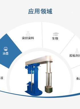 篮式砂磨机农悬浮剂液体液压升降研磨机速分散研磨一体机
