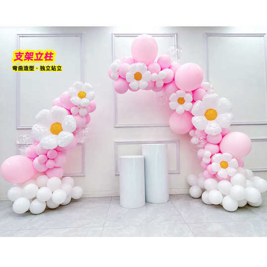 铝塑管气球造型不规则pvc造型管大型纸艺花杆背景路引拱门可弯曲