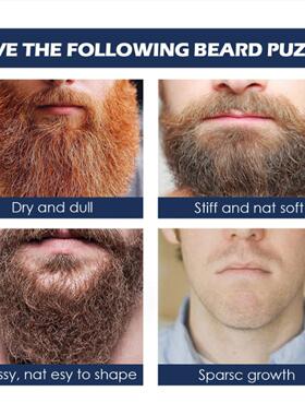 EAST MOON Mustache Care Oil - Men's Facial, Sideburns, and F