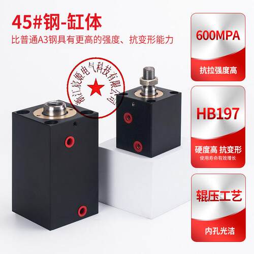 小型JOB方形模具薄型液压缸油缸卧式内牙外牙CX-LA50方缸卧式油缸 - 图2
