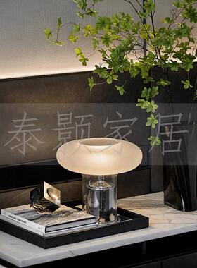 现代简约托盘组合搭配花器花艺台灯创意摆件桌面床头柜装饰样板间