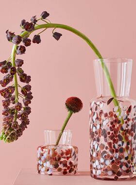 KOSTA BODA水晶玻璃Meadow插花瓶北欧家居简约Orrefors客厅摆件
