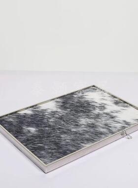 现代简约卧室边柜梳妆台托盘组合软装摆件搭配样板间床头柜装饰品