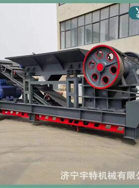 移动锤式破碎机建筑行业河卵石砂石碎石机水泥块路面混凝土碎石机
